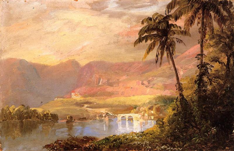 Frederic Edwin Church Tropical Landscape